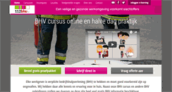 Desktop Screenshot of 112bhv.nl